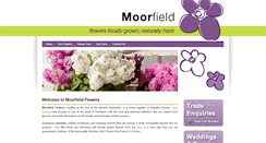 Desktop Screenshot of moorfieldflowers.com